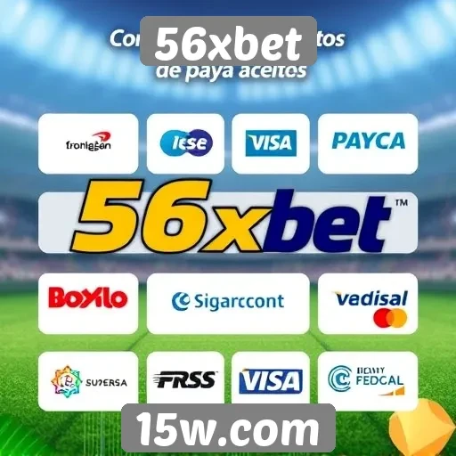 Métodos de pagamento aceitos pelo 56xbet